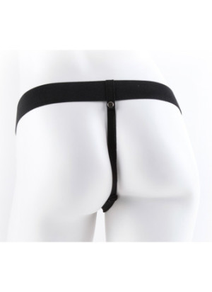 11 inch Vibrating Hollow Strap-On